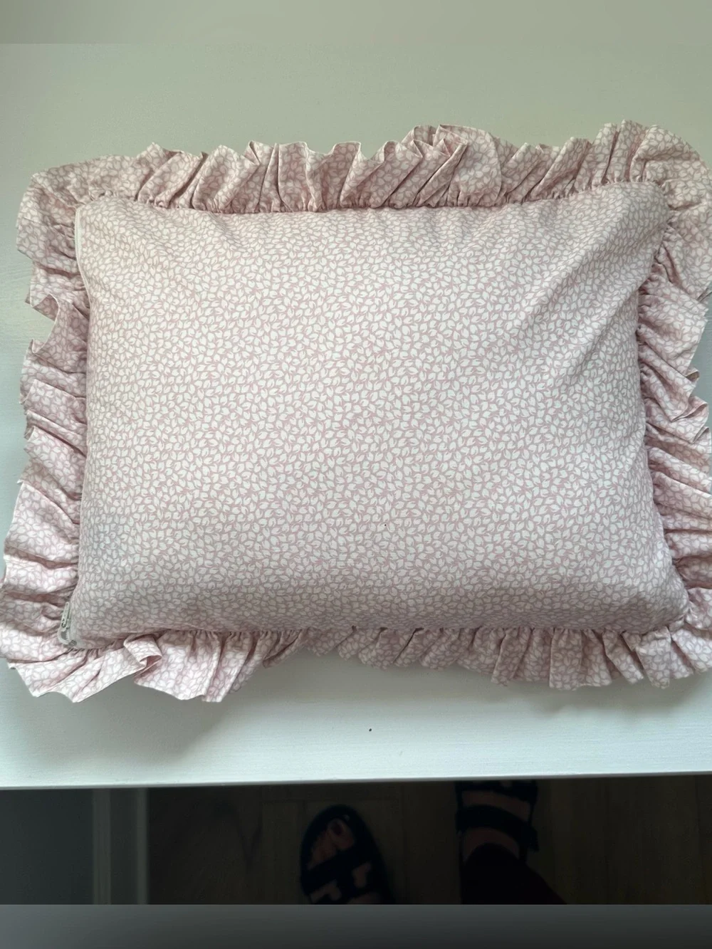 Soft pinks and greens accent pillows - Home Accents